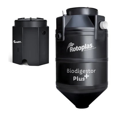 BIODIGESTOR PLUS+ 600L CON REGISTRO DE LODOS
