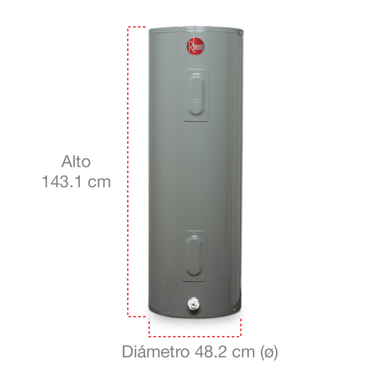 Calentador eléctrico de 245 litros