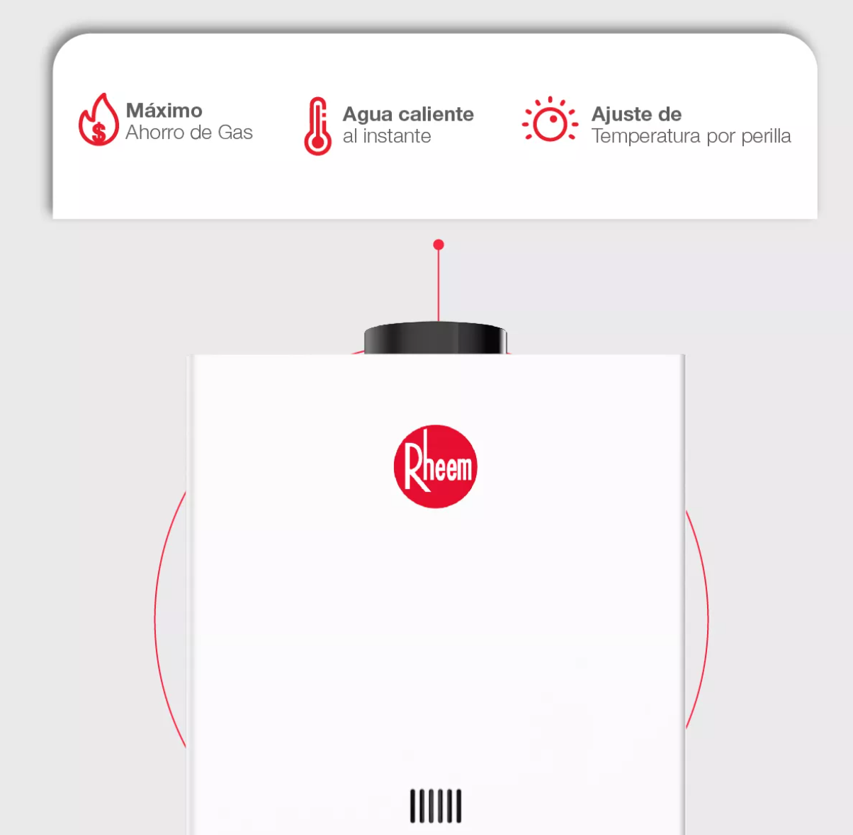 Calentador instantáneo de 6 litros