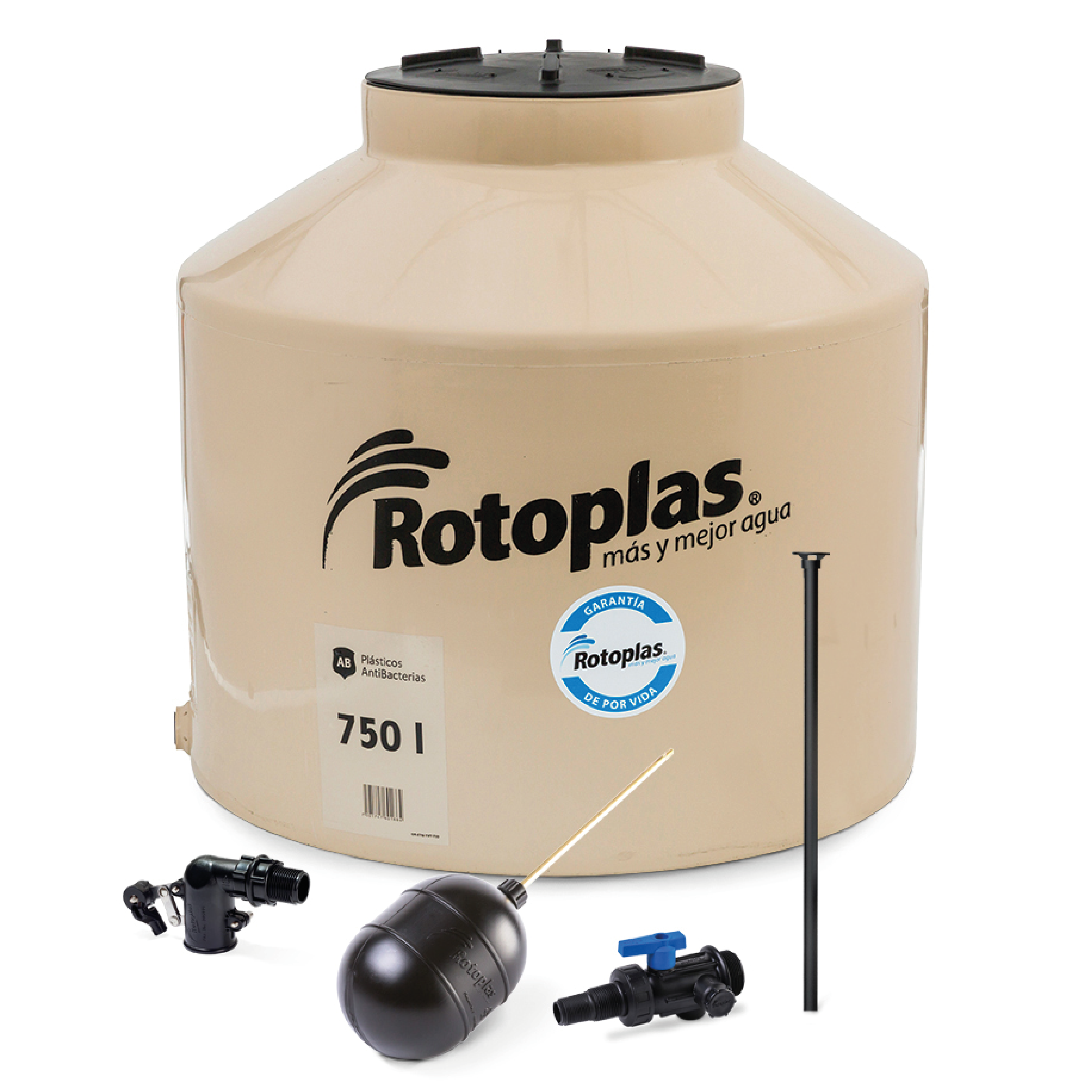 Tinaco equipado  750L  Rotoplas